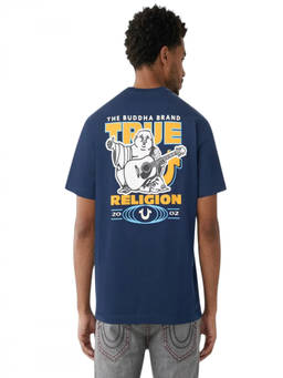 True Religion - Navy Blue Printed T-Shirt