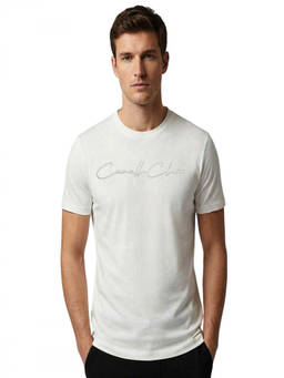 Cavalli Class - White Crewneck Logo T-Shirt