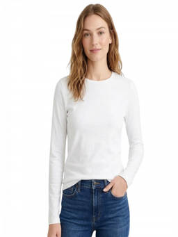 J.Crew - White Slim Fit Long Sleeves T-Shirt (2XL)