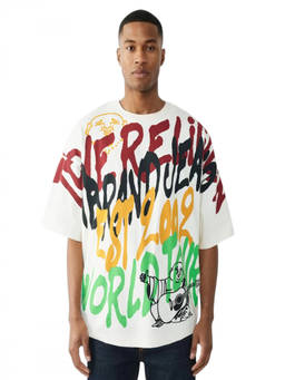 True Religion - Off White Graphic T-Shirt