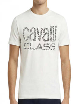 Cavalli Class - White Crewneck Logo T-Shirt