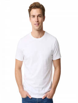 J.Crew - White Slim Fit Solid T-Shirt
