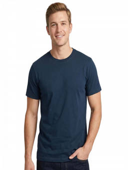 J.Crew - Navy Blue Slim Fit Solid T-Shirt