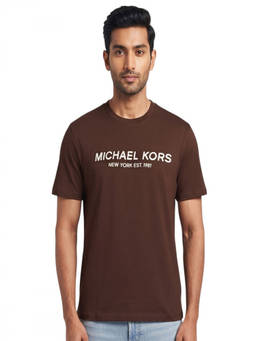 Michael Kors - Dark Brown Logo T-Shirt