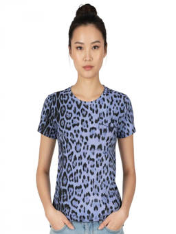 Cavalli Class - Blue Logo Crewneck T-Shirt