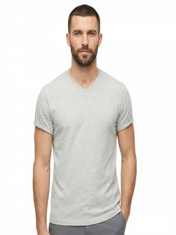 J.Crew - Light Grey Slim V-Neck T-Shirt (L)