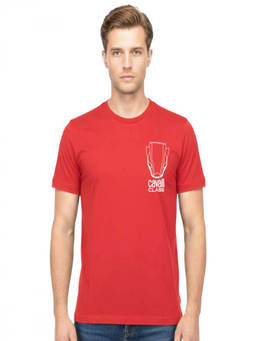 Cavalli Class - Red Logo Print T-Shirt