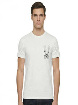 Cavalli Class - White Logo Print T-Shirt