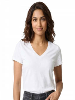 J.Crew - White V-Neck Slim Fit T-Shirt