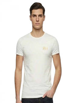 Cavalli Class - White Logo Print T-Shirt
