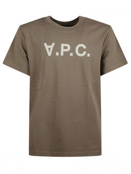 A.P.C. - Taupe Logo T-Shirt