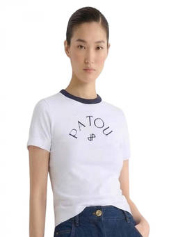 Patou - White Logo Crew Neck T-Shirt