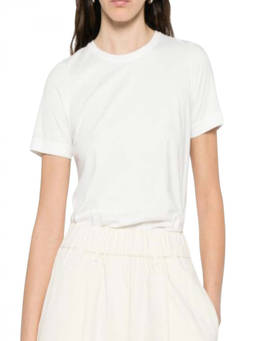 Forte Forte - White Round Neck T-Shirt