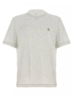 Brunello Cucinelli - Grey Layered T-Shirt