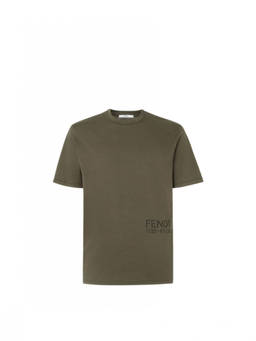 Fendi - Green Crew Neck T-Shirt