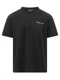 OFF-WHITE - Black Logo Regular T-Shirt