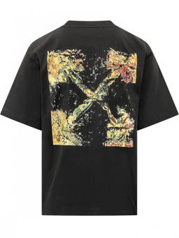 OFF-WHITE - Black Crew Neck T-Shirt