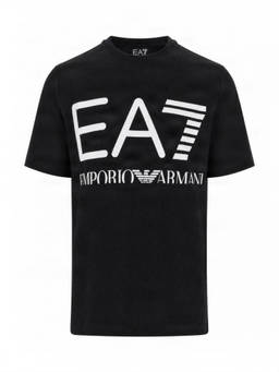 EA7 Emporio Armani - Black Crew Neck T-Shirt