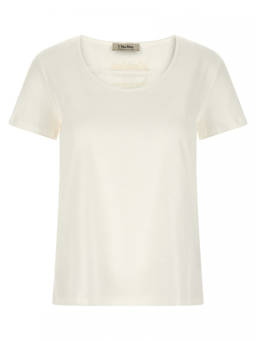 Max Mara - White Cotton T-Shirt