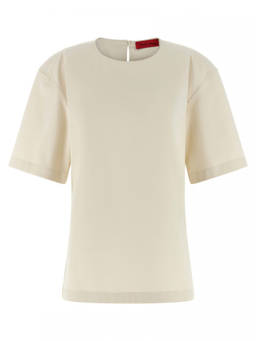 THE LATEST - White Cotton T-Shirt (S)