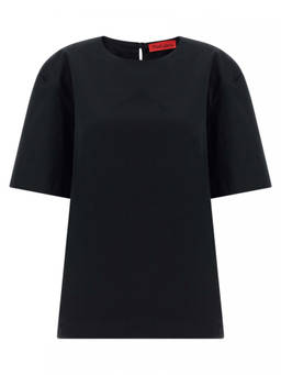 THE LATEST - Black Cotton T-Shirt