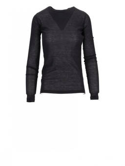 Ann Demeulemeester - Black Fiene Long Sleeve T-Shirt