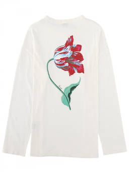 Kenzo - White Graphic Crew Neck T-Shirt