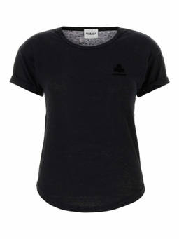 Isabel Marant - Black Logo Crew Neck T-Shirt