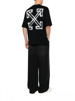 OFF-WHITE - Black Crew Neck T-Shirt