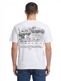 OFF-WHITE - White Crew Neck T-Shirt