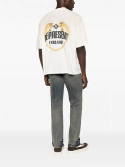 REPRESENT - Off White Crewneck Graphic T-Shirt