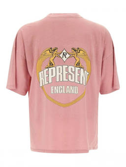 REPRESENT - Pink Crewneck Graphic T-Shirt