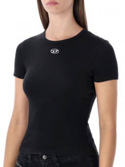 Diesel - Black Cotton Logo T-Shirt