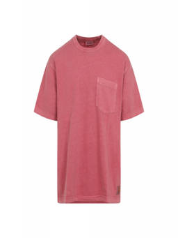 Carhartt - Red Round Neck Logo T-Shirt (L)