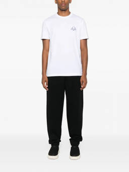 Moschino - White Crewneck Logo Print T-Shirt