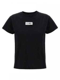 MM6 Maison Margiela - Black Cotton T-Shirt