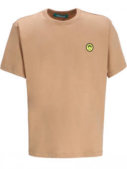 Barrow'S - Orange Round neck Logo Print T-Shirt