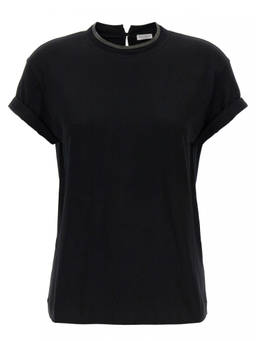 Brunello Cucinelli - Black Crewneck T-Shirt