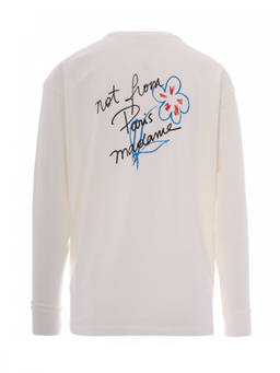 Drole De Monsieur - Off White Full Sleeves T-Shirt