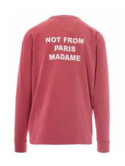 Drole De Monsieur - Red Full Sleeves T-Shirt