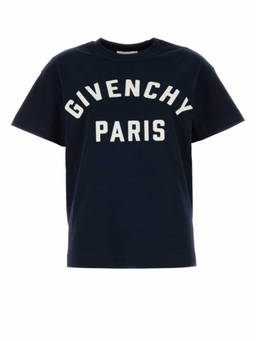 Givenchy - Navy Blue Cotton T-Shirt