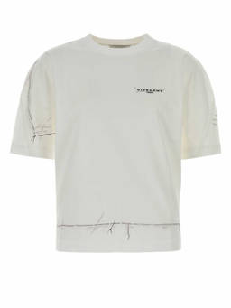 Givenchy - White Graphic-Print T-Shirt
