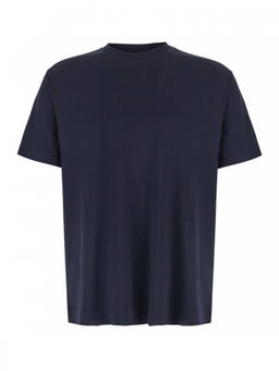 EMPORIO ARMANI - Navy Blue Logo T-Shirt