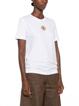 Elisabetta Franchi - White Crew Neck T-Shirt (S)