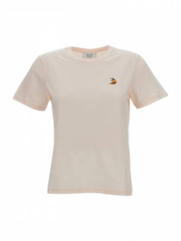 Maison Kitsune - Light Pink Dreaming Fox Tee-Shirt
