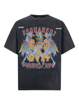 Dsquared2 - Grey Cotton T-Shirt (L)