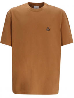 Isabel Marant - Brown Crewneck Logo Embroidered T-Shirt