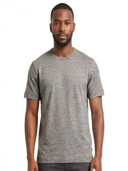 Boss - Grey Solid Crew Neck T-Shirt