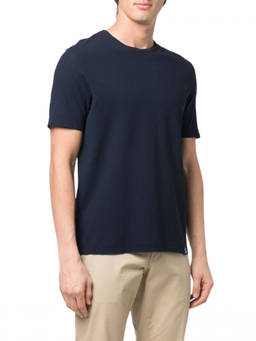 Drumohr - Navy Blue Solid T-Shirt (L)