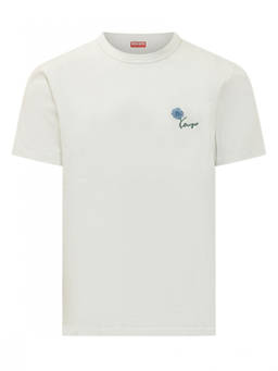Kenzo - White Crew Neck Logo T-Shirt